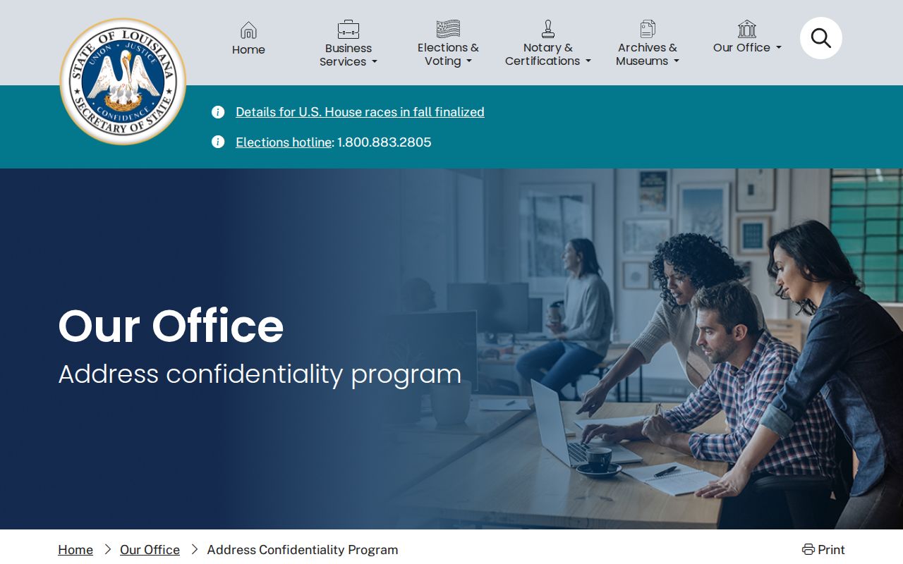 Metairie residents directory address confidentiality program