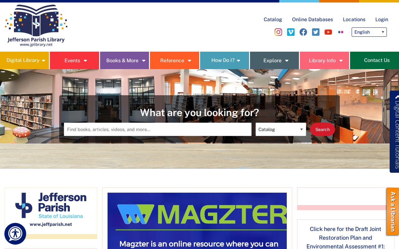 Metairie residents directory Jefferson Parish Library resources