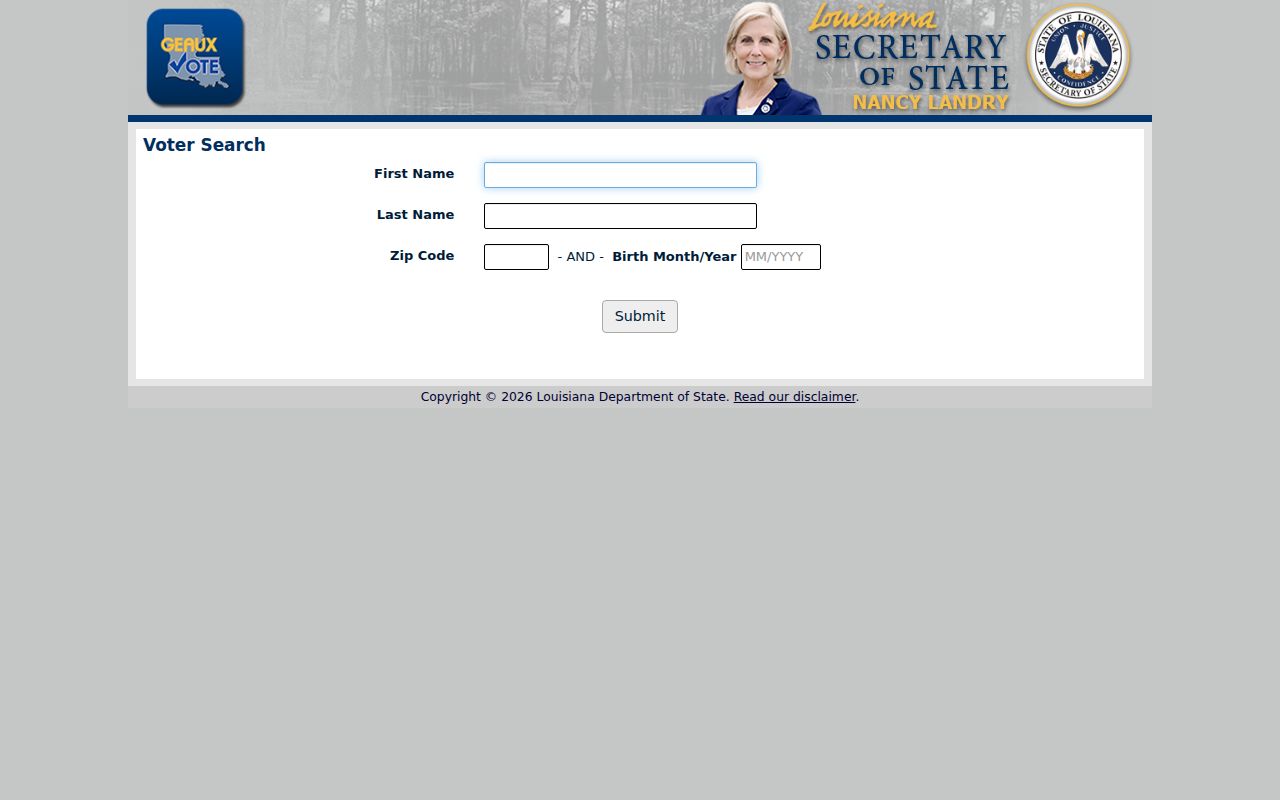 Metairie resident lookup voter name search