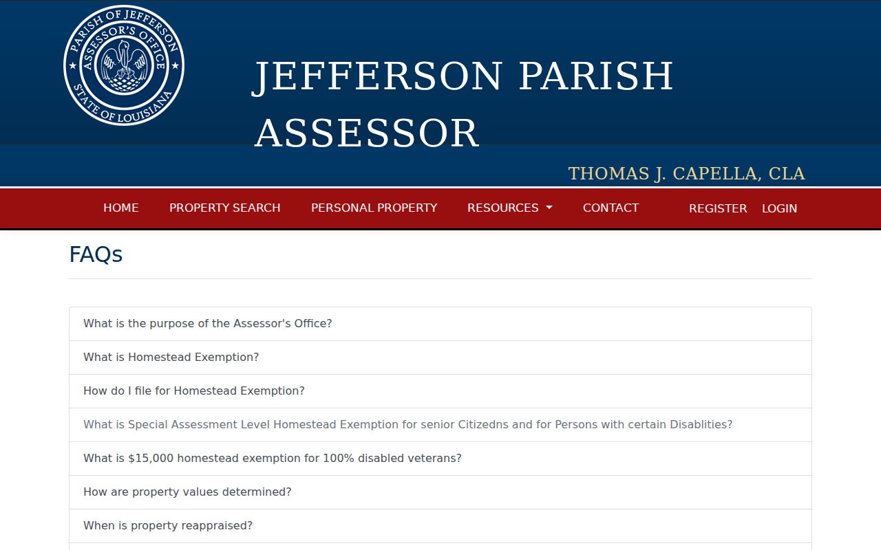 Metairie ZIP code directory assessor ward and address guidance